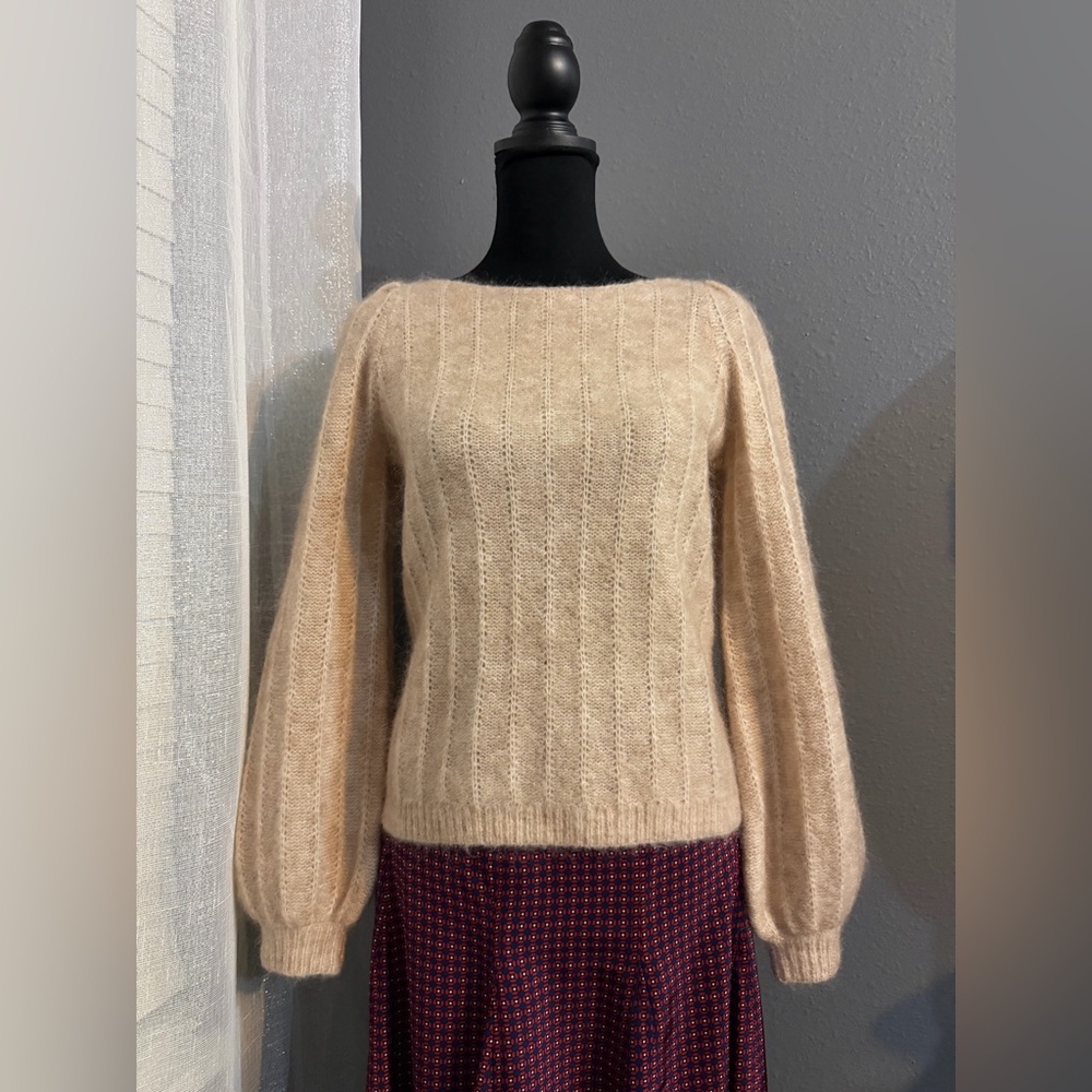 SOLD 🤎NWT Sezane Cream Knit Sweater - Size S